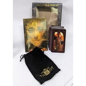 Vertigo Tarot Box Set Deluxe with Black Velvet Bag - Opened but Unused